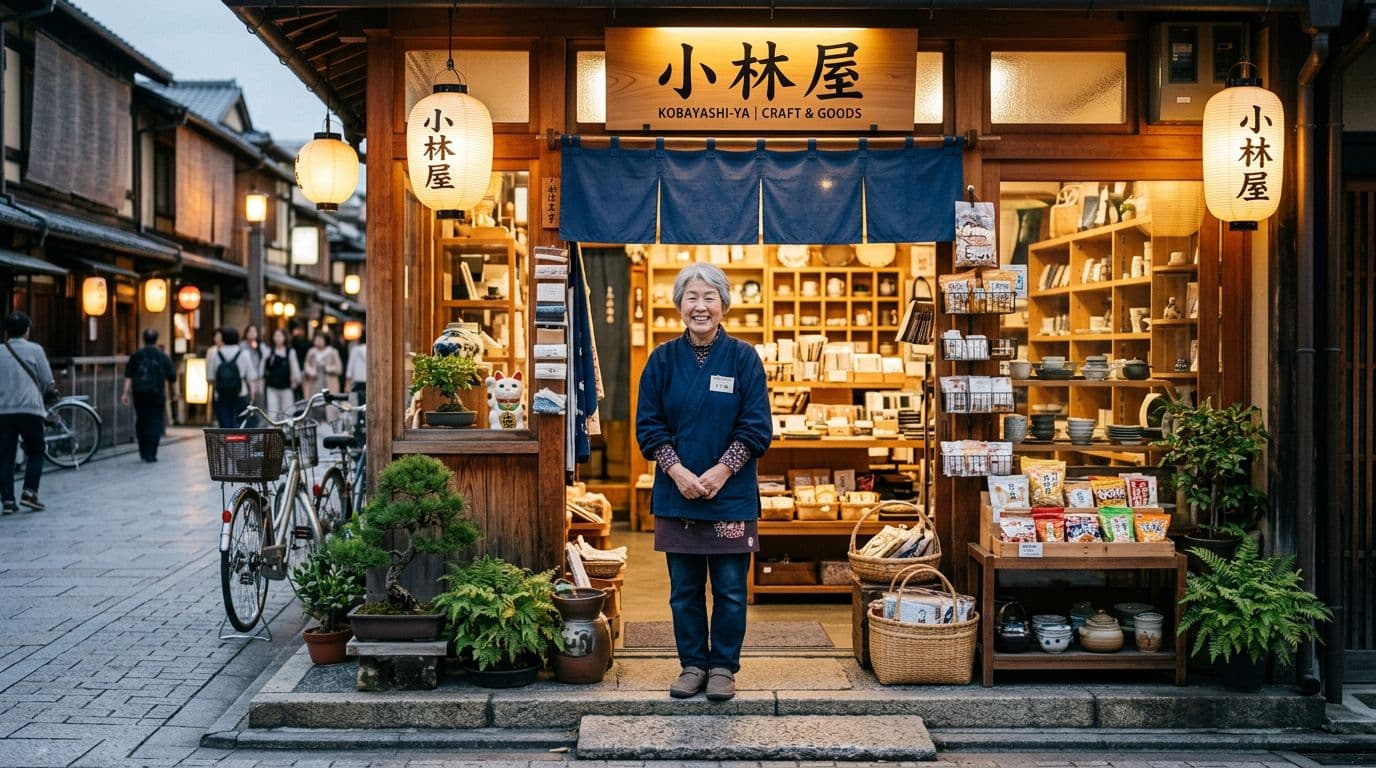 Small business owner in Japan