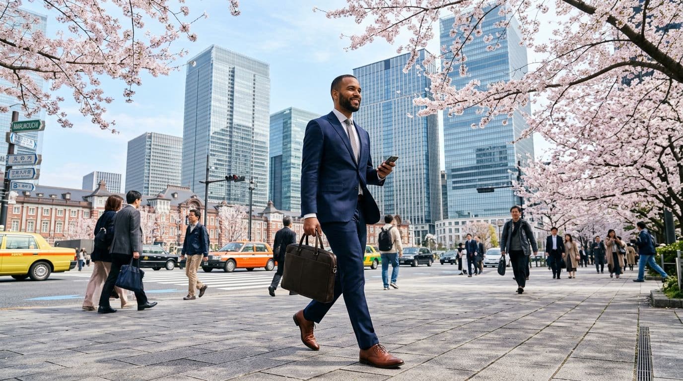International professional in Tokyo